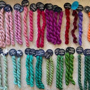 42 Silk Embroidery, Cross Stitch Skeins: Planet Earth